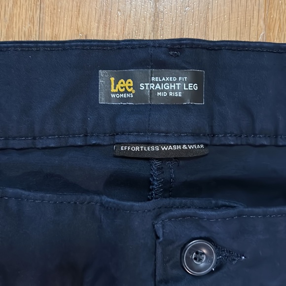 Lee Navy dress pants size 22W - Picture 2 of 3